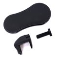 thumbnail image 2 of Almohadilla de plástico para reposabrazos, reutilizable, desmontable, acoplable, Protector de hombro para ordenador, accesorios para Juegos de teclado y mouse para computadora Negro Espuma de PU, 2 of 6