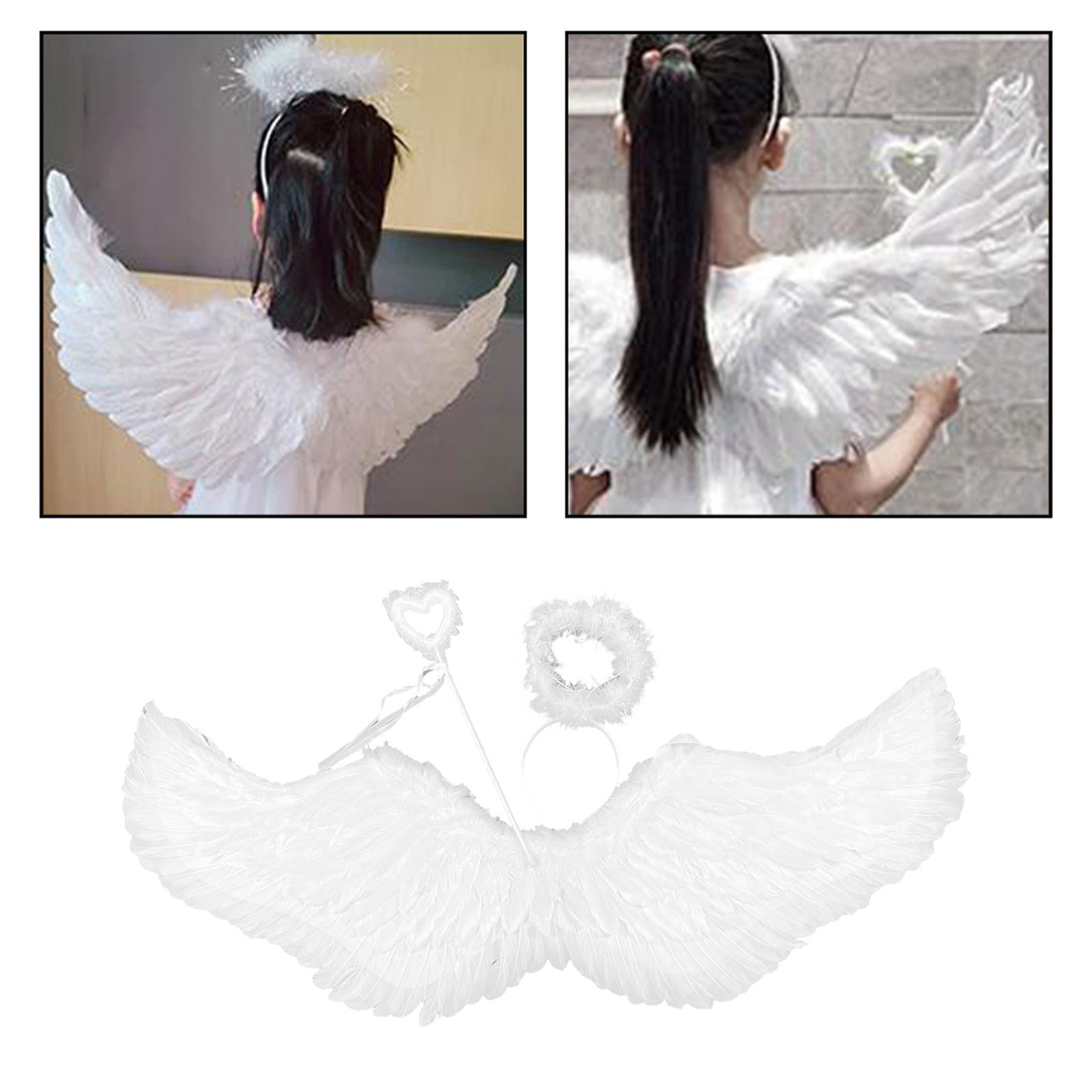 Alas De Angel,alas Blanco Y Halo Y Aureola Angel Para Niñas Y Adultos, Halloween Disfraz Angel Ideal Regalos Halloween,disfraz De Angel Para Fiesta | Cuotas sin interés Alas De Angel,alas Blanco Y Halo Y Aureola Angel Para Niñas Y Adultos, Halloween Disfraz Angel Ideal Regalos Halloween,disfraz De Angel Para Fiesta | Cuotas sin interés