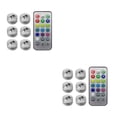thumbnail image 1 of Luz LED inalámbrica Bearachild para coche Interior con control remoto 6 luces 2Conjunto, 1 of 6