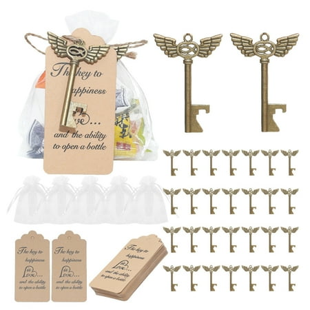 

TINYSOME Angle Wing Bottle Opener Vintage Bridal Shower Favors Bottle Opener for Guests
