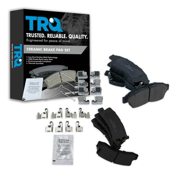 TRQ Ceramic Brake Pads Fits 1992-1999 Toyota Camry 1994-1995 Celica BFA20161
