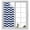 Navy Blue White, variant on Navy Blue Moire Privacy Window Film, Decorative Frosted Glass Window Film, Water Ripple Stripe Farmhouse Reusable Peel and Stick Static Cling for Home Bathroom Office Glass Door 23.6"x59"