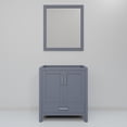 thumbnail image 4 of Lexora Home Jacques 30" Single Vanity with Mirror in Dark Gray, 4 of 9