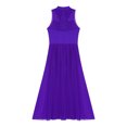 thumbnail image 6 of inhzoy Womens Lyrical Dance Dress Shiny Flowy Ballet Leotard Dancewear Purple XXL, 6 of 8
