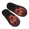 thumbnail image 2 of Zapatillas de algodón para interior de otoño e invierno con el logotipo del equipo Bengals, zapatillas de algodón ligeras, cálidas y cómodas para hombres y mujeres, 2 of 8