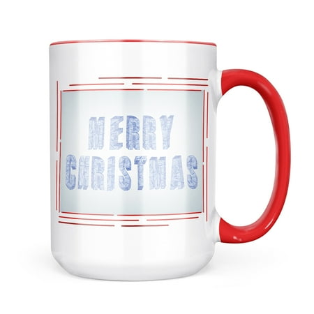 

Neonblond Merry Christmas Pen Doodle ART in 3D Mug gift for Coffee Tea lovers