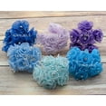 thumbnail image 3 of 72PC Ivory Artificial Organza Rhinestone Craft Flower for Home Craft Decor DIY Wedding Bridal Veil Headband Dress Cake Topper Embellishment Scrapbook Favor Corsage Floral Bouquet Arrangement, 3 of 4