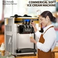 thumbnail image 5 of KFFKFF Ice Cream Machine for Commercial Use, 22-30L/H Production, Countertop Model with Dual 6L Hoppers & 2L Cylinder, Digital Display, Alert System for Low Mix, Ideal, 5 of 8