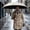 Beige_New#283, variant on Automatic Folding Umbrella with One Button Open and Close, Wind Resistant for Sun and Rain Protection