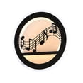 thumbnail image 2 of Lámpara de pared LED nórdica Yuyangstore aplique decorativo Nota musical creativa, 2 of 6