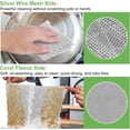 thumbnail image 3 of SAYAPE Double-Sided Microfiber Cleaning Cloths - Multipurpose Non Scratch Wire Dishcloth & Microfiber Rags - Reusable Dish Cloth for Kitchen, Car, and Housekeeping - 8-Pack - Gray, 3 of 6