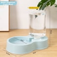 thumbnail image 1 of Alimentador automático para mascotas de 800mL, dispensador de agua de plástico de gran capacidad para perros y gatos, juego de alimentadores, 4 colores, 2 estilos, tazón de comida integrado para, 1 of 7