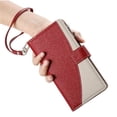 thumbnail image 3 of Funda cartera GANGXUN para Xiaomi Poco X7 Pro , cuero PU con tarjetero, cremallera, correa de mano, soporte y protección 533°, 3 of 6