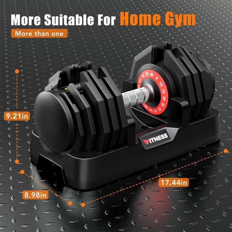 GIKPAL, Adjustable Dumbbells Set, 160LB, 16-in-1 Quick-Select