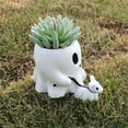 thumbnail image 3 of Halloween Ghost Bucket,Ghost Walking Dog Planter, 2024 New Ghost Flower Pot, Funny Ghost Planter, Ghost Candy Bowl Decor, Treat Buckets, Halloween Indoor Outdoor Decoration, 3 of 7