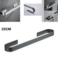 thumbnail image 1 of Toallero Toallero Toallero Baño Toallas Estante Percha Negro Plata Aluminio-Magnesio Colgar En La Pared Toallero Organizador Cocina Estante De Almacenamiento Advancent HA024331-01, 1 of 6