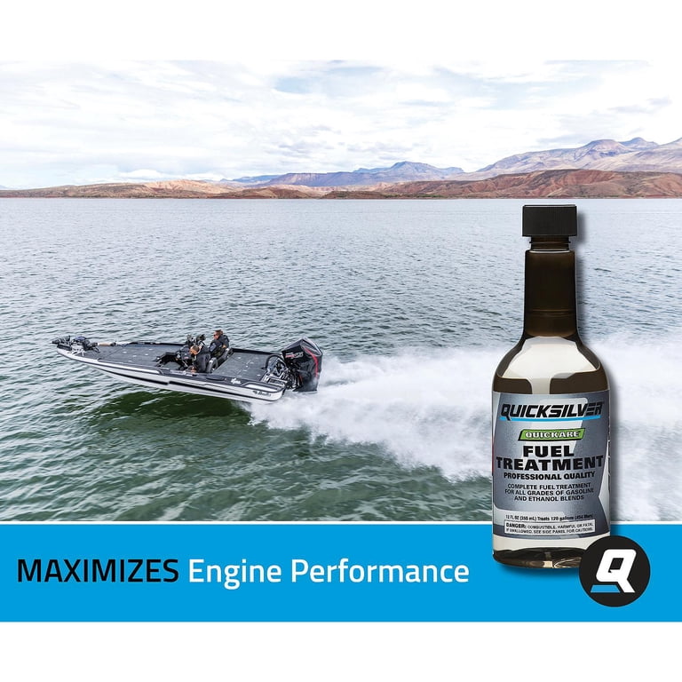 Quicksilver 8M0116461 Quickare Fuel Treatment - 12oz Bottle