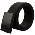 thumbnail image 5 of KOKOPARK Ceinture Tactique pour Hommes Femmes Découpée pour s'Adapter Garde de Sécurité de 3,7 Pouces Randonnée à Boucle Rabattable Toile Noir, 5 of 5
