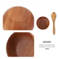 thumbnail image 3 of 1 Set Wooden Bowls Vegetable Serving Bowl Fruit Storage Bowl Useful Salad Bowl, 3 of 8