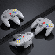 Luxmo Wireless 2.4G N64 Controller Game Pad Joystick for N64 Game System/Switch PC Mac