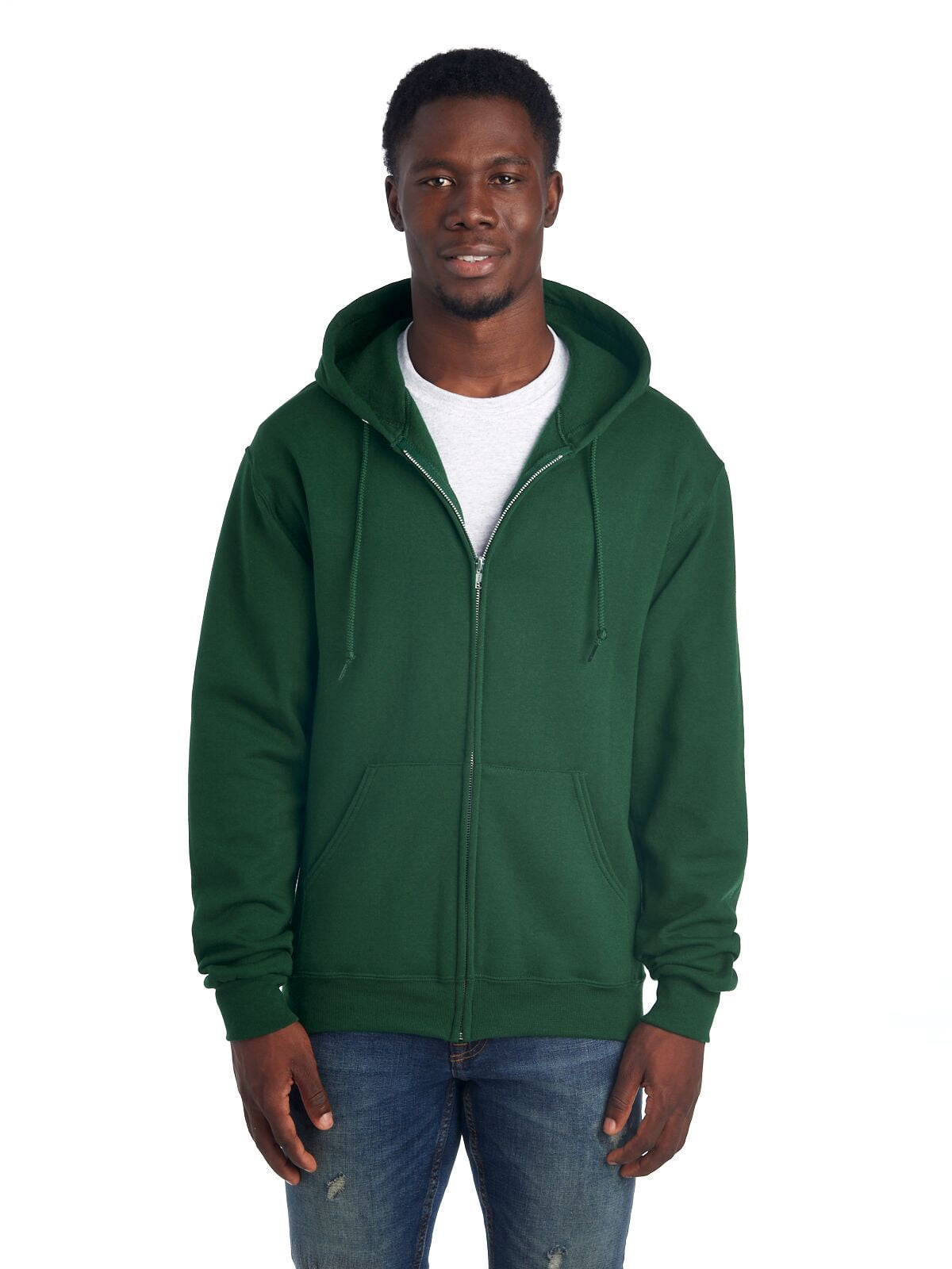Fruit of the Loom Men's EverSoft Hooded Sweatshirt with Zipper