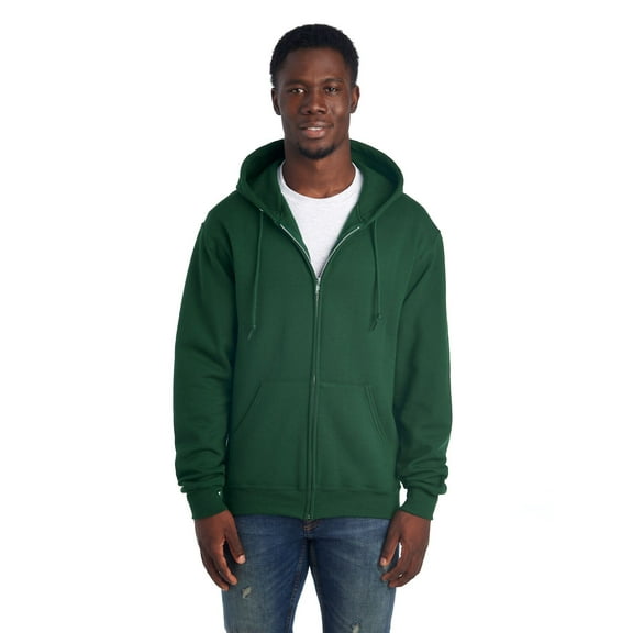 Jerzees Men's NuBlend Fleece Full Zip Hoodie Sweatshirts, Sizes S-3XL