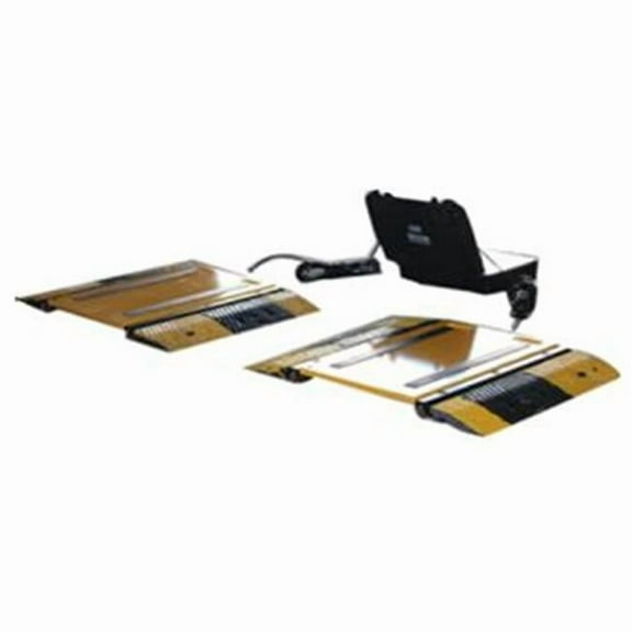 Optima Scales OP-928-1624 Portable Heavy Duty Weigh Axle Pads For Vehicles - 50-000 lbs x 20 lb-Pack of 2
