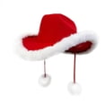thumbnail image 4 of Sombrero de vaquero navideño, sombrero de navideño para juego de rol, regalo, conciertos de música, graduación., 4 of 9