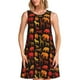 thumbnail image 1 of Fotbe Animal Vestido de Verano sin Mangas para Mujer – Vestido Midi Línea A, Estilo Camiseta Floral, Vestido Playero Casual y Fluido, 1 of 7