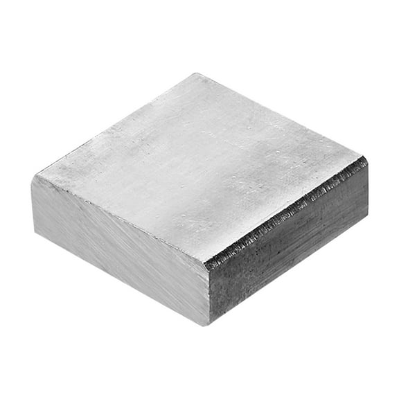 30x30x10mm Steel Bench Block, Steel Block Metal Bench Block No Holes Matched Hardened Steel Flat 123 Blocks Precision Ground Milling for Jewelry Making Stamping Tool, Square