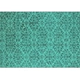 thumbnail image 1 of Ahgly Company Indoor Rectangle Oriental Turquoise Blue Industrial Area Rugs, 6' x 9', 1 of 4