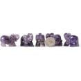 thumbnail image 2 of Angelstones Carved Natural Amethyst Elephant Healing Crystal Guardian Statue Figurine Crafts 2 inch, 2 of 2