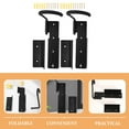 thumbnail image 3 of SOPOTUTU 2 Sets Bike Hanger For Wall Black Wall Mounting For Cyclists, 3 of 8
