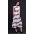 thumbnail image 4 of Bimba Robe de Plage Teinture sur Nœuds pour Femmes, Imprimée, Dos Nu, Longue, à Col Licou, Rayondress - Grand, 4 of 6