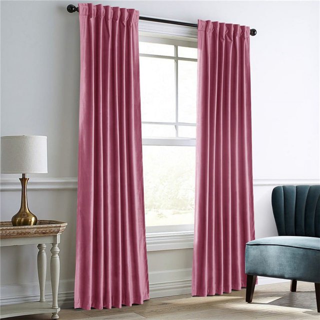 Dutch Velvet Curtains, Solid Color, Heat Insulation Blackout Curtains, Suitable For Living Room, Bedroom