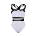 thumbnail image 6 of Womens Tummy Control Front Crossover One Piece Swimsuit - Hollow Monokini Bathing Suit, 6 of 8