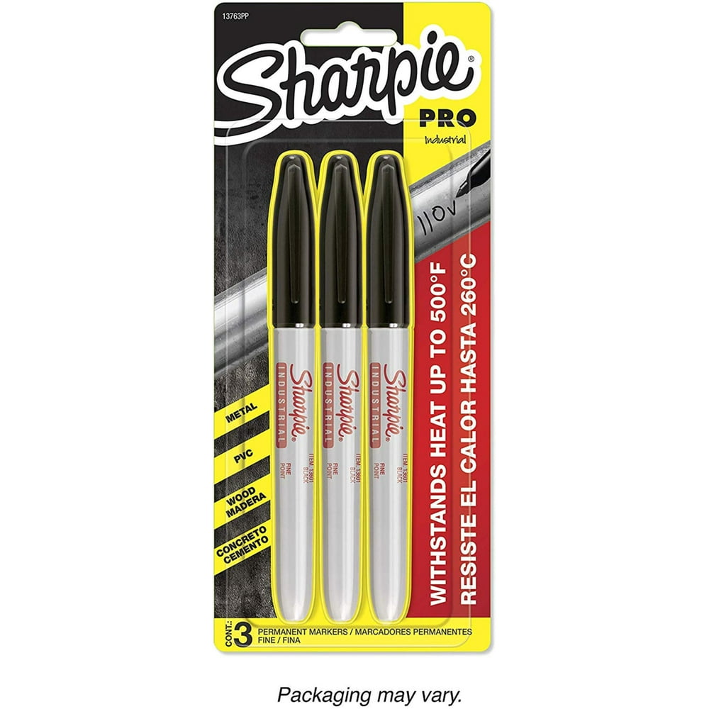 13763PP Industrial Fine Point Permanent Marker, Withstand Up To 500F