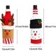 thumbnail image 2 of ZHAOCHENG Piezas Funda para Botella de Vino de Navidad, Suéter Funda para Botella de Vino Bolsas Funda para Botella de Vino de Vacaciones Linda Funda para Botella de Vino de Papá Noel Reno Muñeco de N, 2 of 5