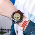 thumbnail image 1 of Reloj de dibujos animados para niños, para hombres y mujeres, estudiantes, pareja, luminoso, impermeable, multifuncional, deportivo, reloj electrónico, 1 of 5
