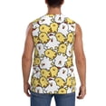 thumbnail image 4 of Balery Cartoon Chicken Camisetas sin mangas para hombre, absorbe la humedad y protege contra el mal olor.-X-Large, 4 of 7