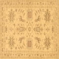thumbnail image 1 of Ahgly Company Indoor Square Persian Brown Traditional Area Rugs, 3' Square, 1 of 4