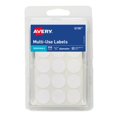 thumbnail image 1 of AVERY Removable Multi-Use ID Labels, 0.75" Diameter, White, Handwrite, (6738), 1 of 5