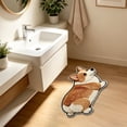 thumbnail image 5 of Tuvgenk Cute Bathroom Bath Rugs Water Absorbent Bath Floor Mats Animal Quick Dry Novelty Shaped Nonslip 16 X 24 in, 5 of 6