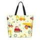 thumbnail image 1 of Balery Heavy Equipment Bolsa Tote Estilo Estético con Cremalleras, Bolsa de Hombro, Bolsa de Compras Grande y Plegable, 1 of 8