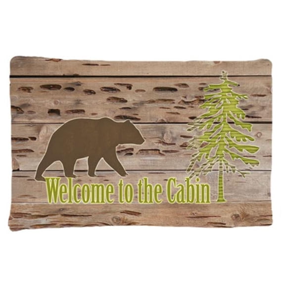 Welcome To The Cabin Moisture Wicking Fabric Standard Pillowcase