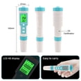 thumbnail image 3 of Riwcyla 7 in 1 //ECORPS.GSalinityTemperature Multi,Parameter Pocket with Electrode Replaceable C,600 Meter for Pools Drinking Aquariums with Backlight, 3 of 6