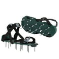 thumbnail image 2 of Lawn and Garden Aerator Spike Shoe With 3 Metal Buckle Straps, Green Spiked Sandal, 2 of 7