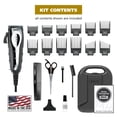 thumbnail image 4 of Wahl ATV Total Body Manscaper Hair Clipper for Men, Corded 18pc, Black Chrome 3024498, 4 of 13