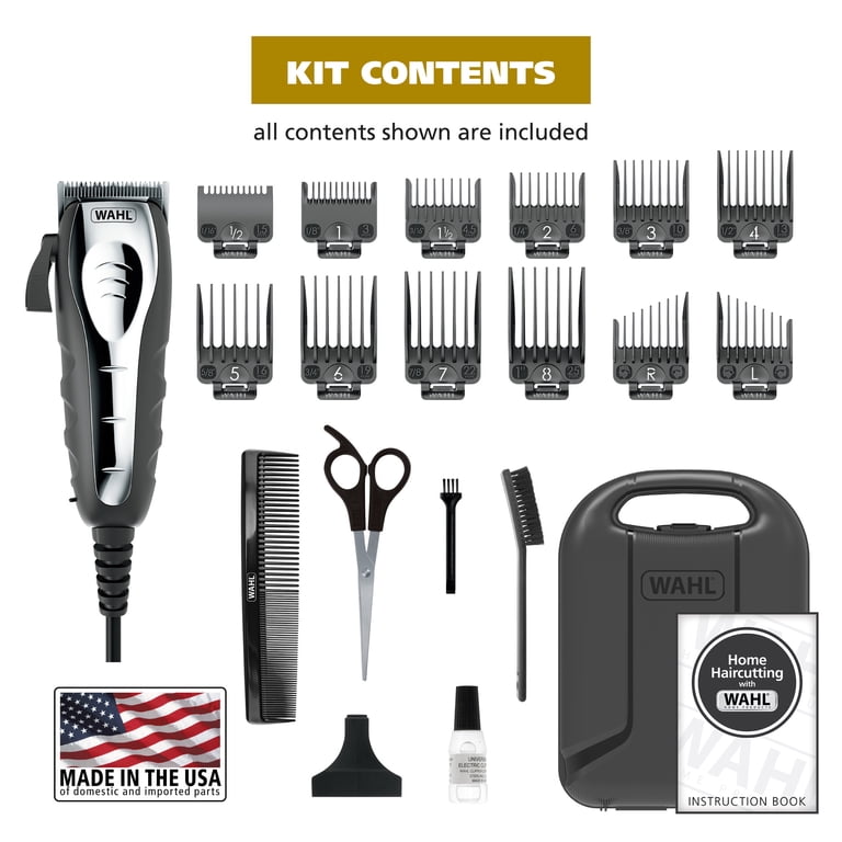 Wahl ATV Manscaper Total Body Hair Clipper for Men, 18-Piece photo 3