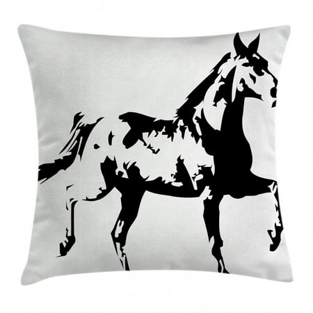Apartment Decor Throw Pillow Cushion Cover Animal Theme A Running